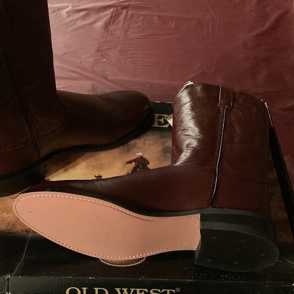 NEW-Old West Men’s Roper Boot - Picture 5 of 5